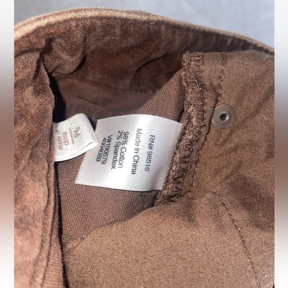 Brown Velour Riding Pants - Picture 5 of 7